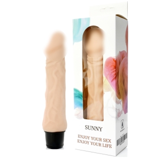 Вібратор реалістичний тілесного кольору з кібершкіри BOSS Cyberskin-SUNNY