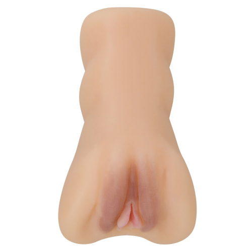 Мастурбатор з двома входами Анус і вагіна тілесного кольору Lybaile Crazy Bull Caroline soft skin - 3