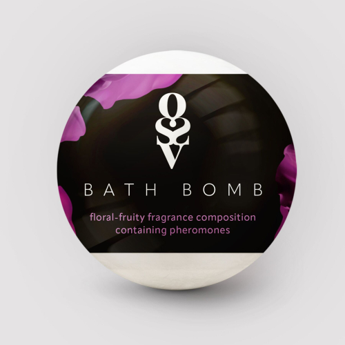 Бомбочка для ванни з феромонами та квітково-фруктовим ароматом Obsessive Bath bomb Floral Fruity 100 г - 2