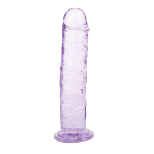 Фаллоимитатор гелевый на присоске фиолетовый Love stay with me - SEXTOY PENIS