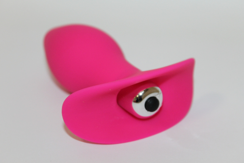 Втулка анальна з вібрацією Sweet Toys L 85 мм d 36 мм, колір яскраво-рожевий - 2