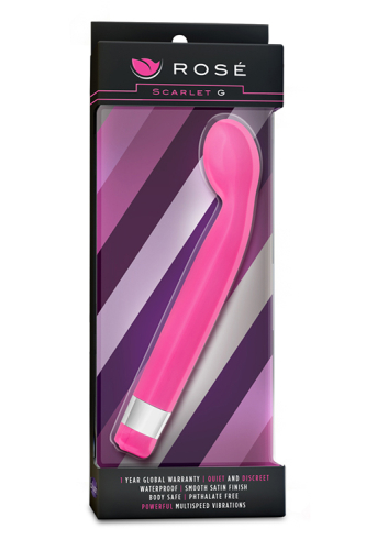 Вібромасажер для стимуляції точки G рожевий Blush ROSE SCARLET G - 2