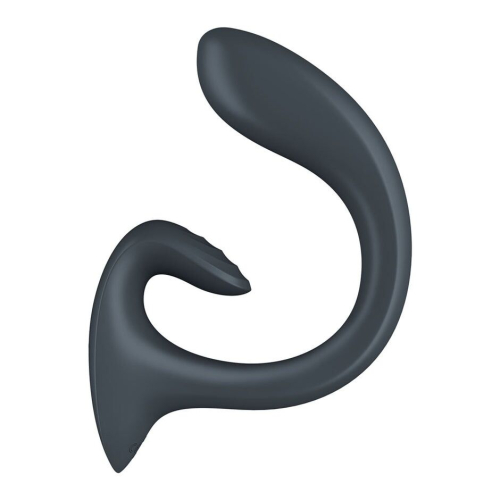 Вібратор для точки G та з відростком для клітора сірого кольору Satisfyer G for Goddess 1 - 3