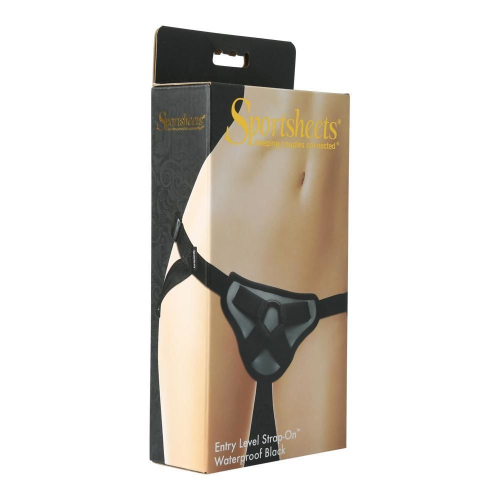 Трусы для страпона Sportsheets Entry Level Strap On Водонепроницаемые Черные - 5