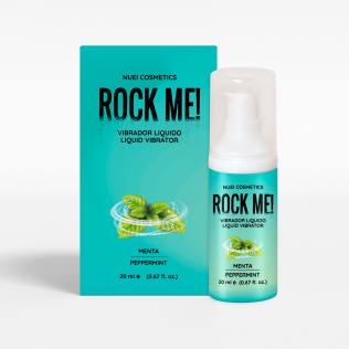 Жидкий вибратор со вкусом мяты Nuei ROCK ME! 20 мл 