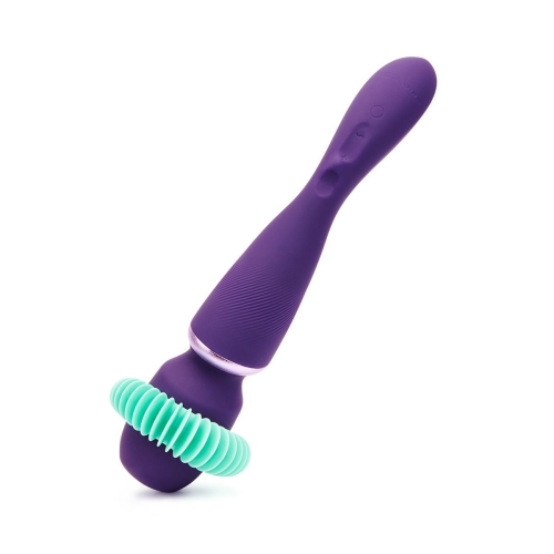 Вібромасажер ванд для стимуляції інтимних зон фіолетовий Wand by We-Vibe - 4
