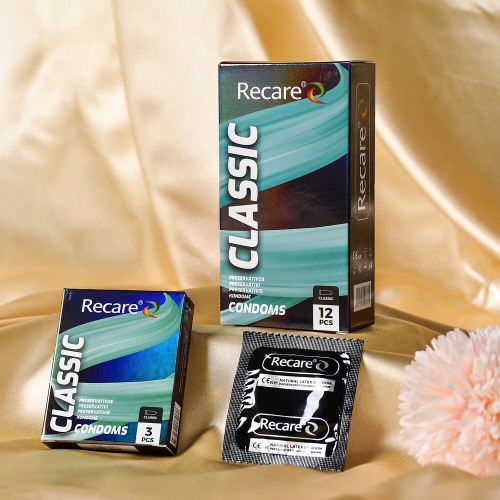 Презервативы классические Recare Classic Condoms Holographic 3 штуки - 5