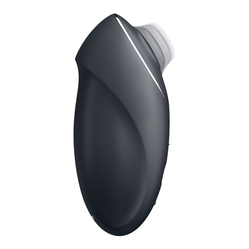Клиторальный стимулятор серого цвета Satisfyer Tap &amp;amp; Climax 1 - 2