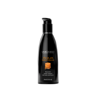 Оральний лубрикант на водній основі зі смаком карамелі Wicked Sensual Care Аqua 60 мл