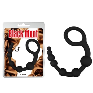 Огромные анальные бусы черные Chisa Power Boyfriend Beads