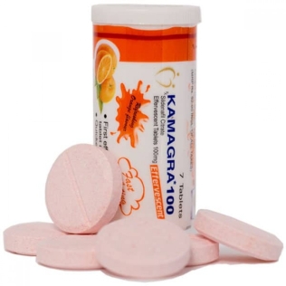 Возбуждающие шипучие таблетки для мужчин и женщин Loveshop Kamagra citrate effervescent 7 штук