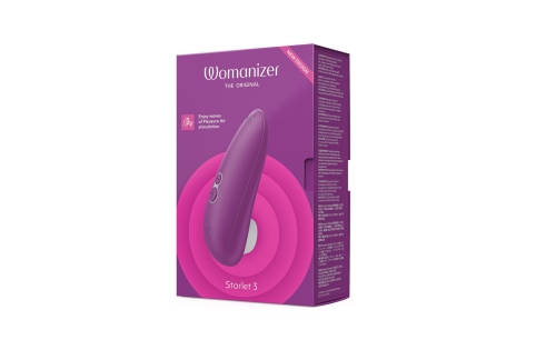 Вакуумний кліторальний стимулятор пурпурний Womanizer Starlet 3 - 6