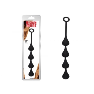 Анальные шарики черного цвета Chisa Anal Penetrator Medium