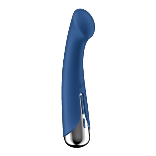 Вибратор вагинальный и для точки G с ротацией голубого цвета Satisfyer Spinning G-Spot 1 - 5