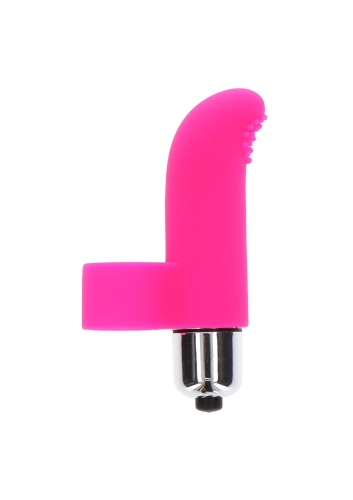 Вібратор на палець для стимуляції клітора рожевий Toy Joy Tickle Pleaser - 1