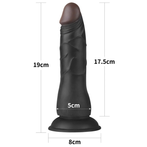 Ременной женский страпон черного цвета Lovetoy Easy Strapon Set длина 190 мм - 2