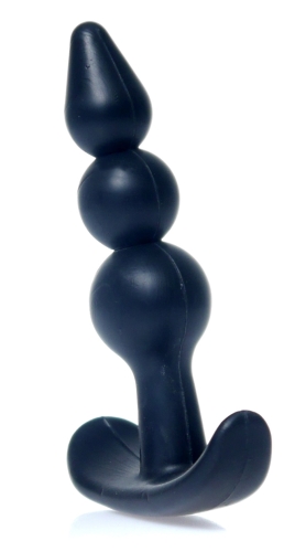 Анальний корок чорного кольору Boss of toys Boss Series T Plug Ripple Black - 3