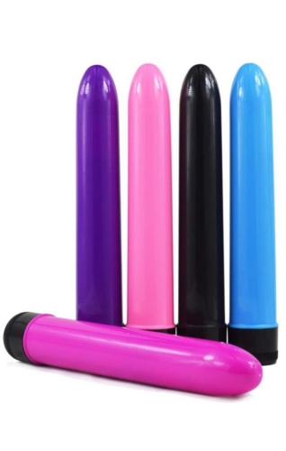 Вибратор классический вагинальный темно-фиолетовый CanWin Bullet Pro - 2