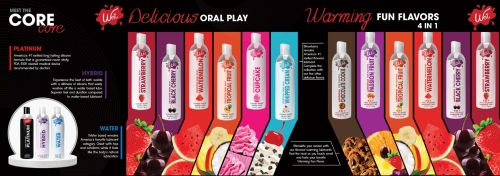 Оральний лубрикант на водній основі зі зігріваючим ефектом зі смаком маракуї Wet 118 мл - 4