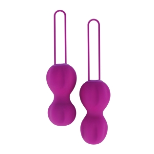 Вагинальные шарики для тренировки интимных мышц IntiMate Plus Nomi Tang сливовый