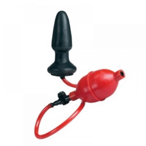 Анальний корок з накачуванням червоного кольору з чорним California еxotic novelties Colt Expandable Butt Plug - 5