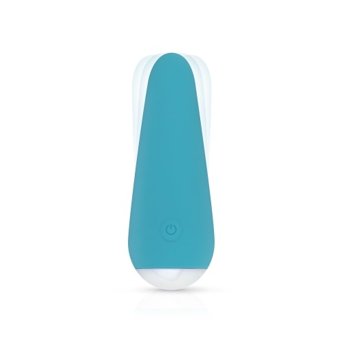 Клиториальный вибратор силиконовый голубого цвета Cala Azul Julia I Massager - 2