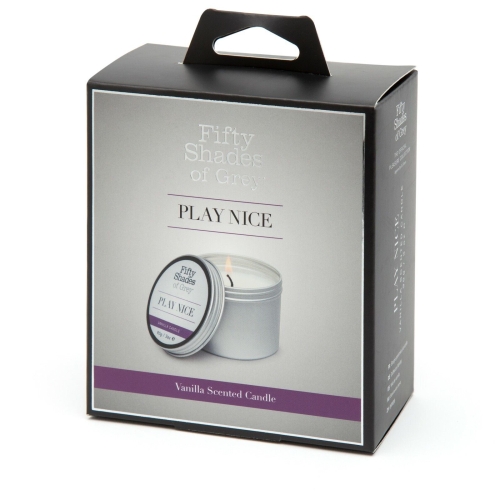 Массажная ароматическая свеча с ароматом ванили Fifty Shades of Gray Play Nice Vanilla Candle 90 г - 3