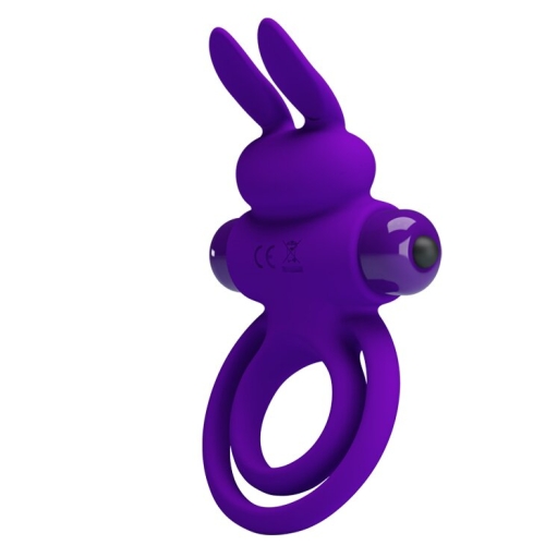Кільце ерекційне з вібро-стимуляцією клітора Pretty Love Vibrant penis ring III BI-210206-1 - 4