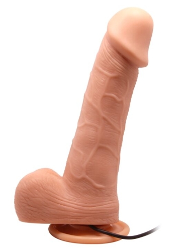 Вібратор реалістичний на присоску з обертанням BARBARA 7,8 Ken MULTI-SPEED VIBRATOR - 3