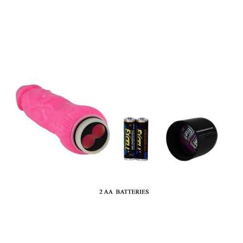 Вібратор реалістичний рожевий SEX pink vibe - 7