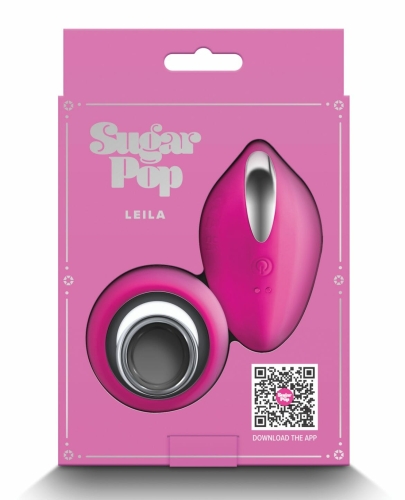 Вібротрусики з пультом дистанційного керування рожевий NS Novelties SUGAR POP LEILA - 3