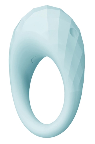 Эрекционное виброкольцо на член голубого цвета Dream Toys AQUATIC ZELIE - 4