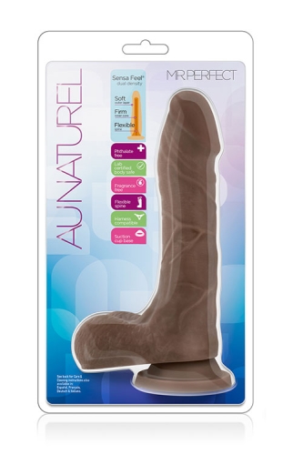 Фалоімітатор реалістичний з подвійною щільністю AU NATUREL 8.5 Mister PERFECT - 2