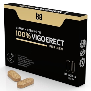 Таблетки для лучшения эрекции у мужчин Blackbull 100% Vigoerect Vigor Strength For Men 10 таблеток