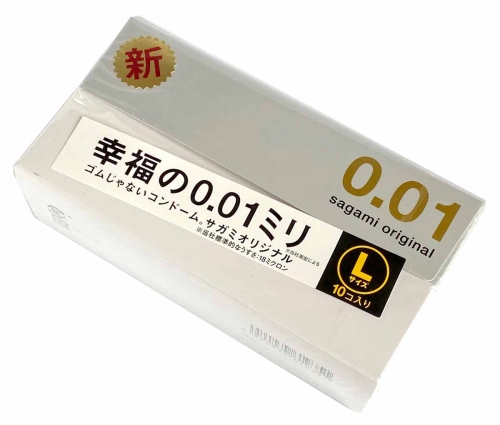 Полиуретановый презерватив Sagami Оriginal тонкие 0,01 10 шт размер L - 3