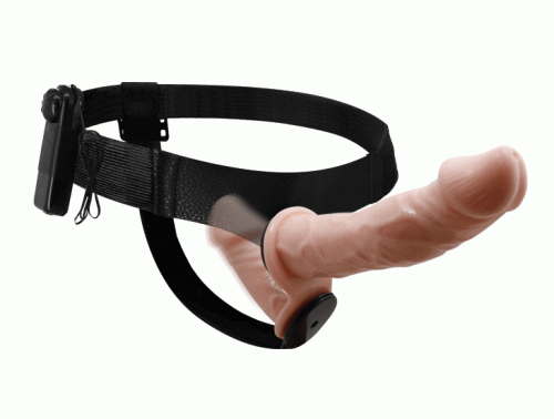 Страпон на поясі з вібрацією з 2-ма вібромоторами ULTRA PASSIONATE HARNESS STRAP-ON - 5