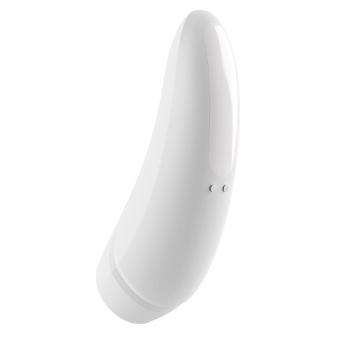 Вакуумный клиторальный стимулятор Satisfyer Curvy 1+ White - 2