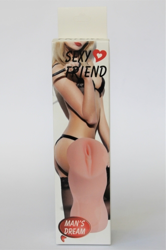Мастурбатор Вагіна розтягується з кібершкіри Sexy Friend L 13 см - 4