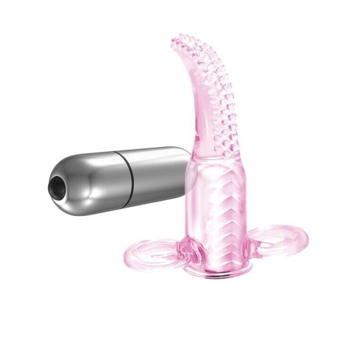 Вібратор для клітора на палець рожевий XESE Vibro Finger - 4