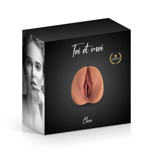 Мастурбатор вагина гелевый телесного цвета Toi Et Moi Clara - 3