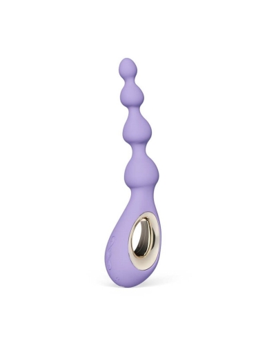 Анальні вібробуси різний діаметр бусин бузкового кольору LELO Soraya Beads Violet Dusk - 1