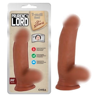 Фалоімітатор реалістичний на присоску бежевий CHISA Pruriency Lord Latin