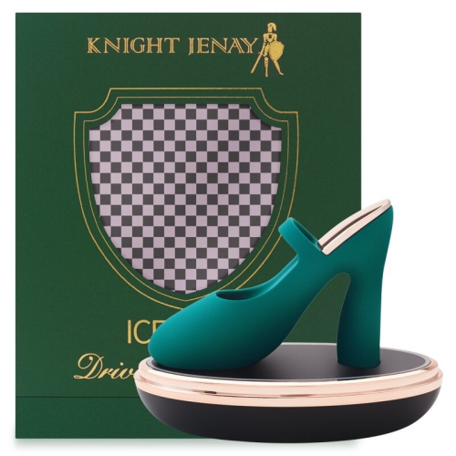 Вибратор клиторальный в виде шикарной туфельки зеленого цвета Knight Jenay ICE &amp;amp; FIRE - 5
