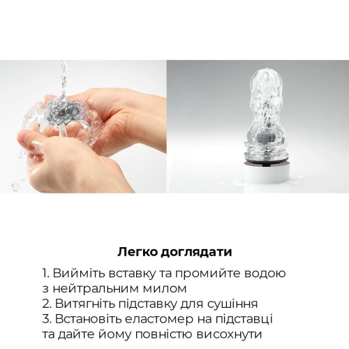 Мастурбатор вакуумний Tenga-Aero Masturbator Cobalt інноваційна технологія всмоктування - 5