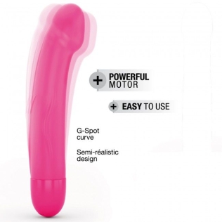 Вібратор для точки G водостійкий рожевий Dorcel Real Vibration m Magenta