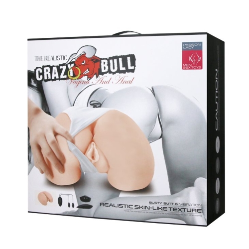 Мастурбатор вагина анус с вибрацией Crazy Bull BM-009023Z-1 - 12