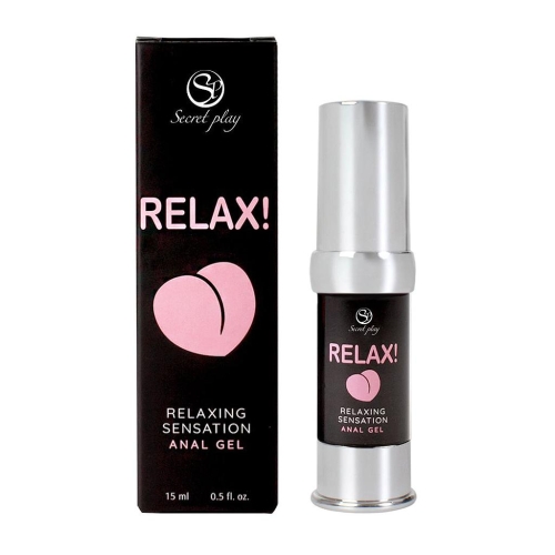 Органічний лубрикант на водяній основі для анального сексу Secret Play Relax! Relaxing Sensation 15 мл - 1