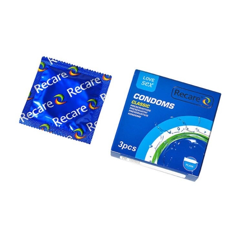 Презервативы классические Recare Classic Condoms 3 штуки - 2