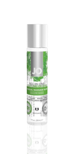 Гель для массажа на силиконовой основе System JO ALL-IN-ONE MASSAGE GLIDE CUCUMBER 30 мл - 1