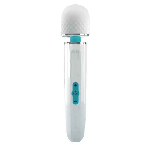 Кліторальний вібромасажер Ванд біло-блакитний Lybaile Colorful Massager Aylins - 2